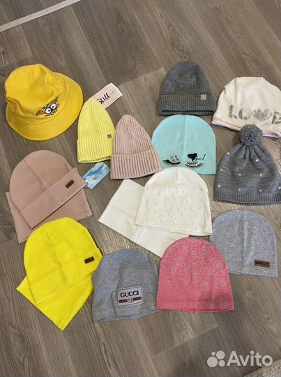 Шапка,панама детские разные