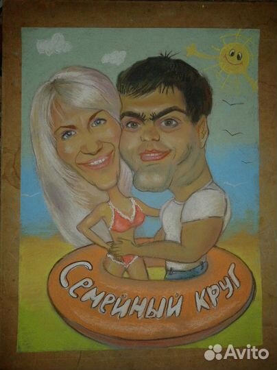 Портреты и шаржи по фото