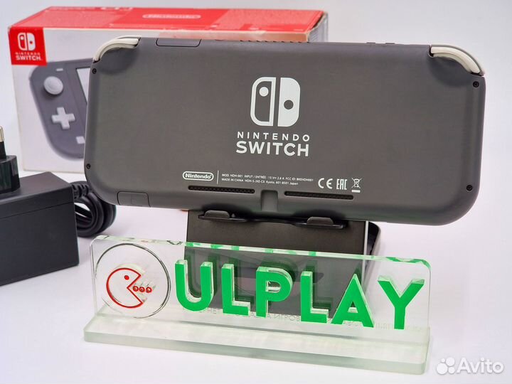 Nintendo Switch Lite Gray + прошитый + 128Gb игр