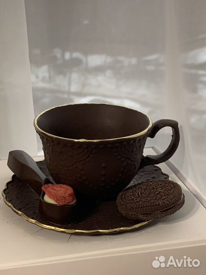 Чайная пара- подарок из шоколада для Мамы