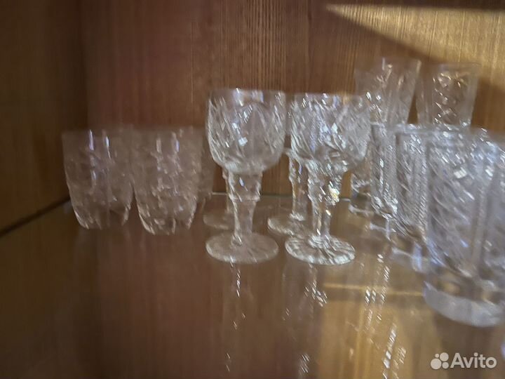 Рюмки хрусталь в ассортименте