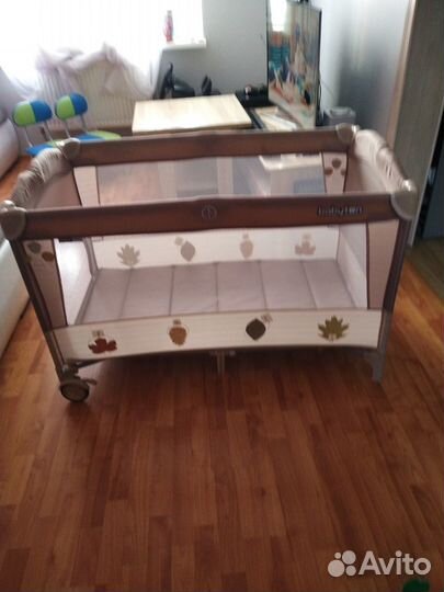 Детская кроватка манеж складная