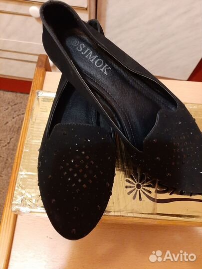 Балетки замшевые 40 размер