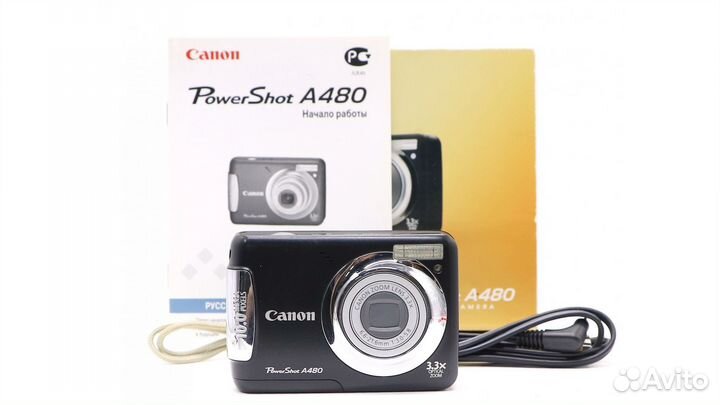 Canon PowerShot A480 в упаковке