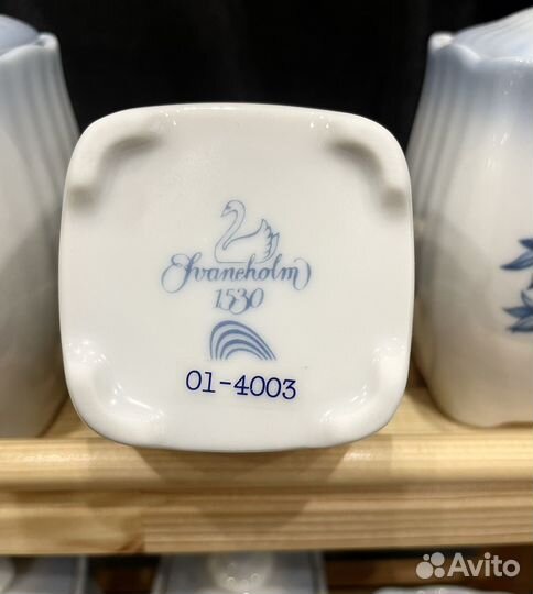 Набор банок для специй/трав на полке фарфор винтаж