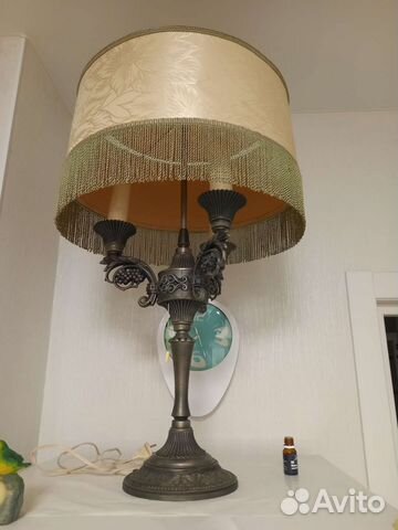 Настольная лампа СССР винтаж бронза
