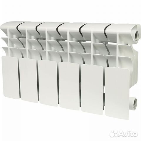 Алюминиевый радиатор Rommer Plus 200, 6 секций