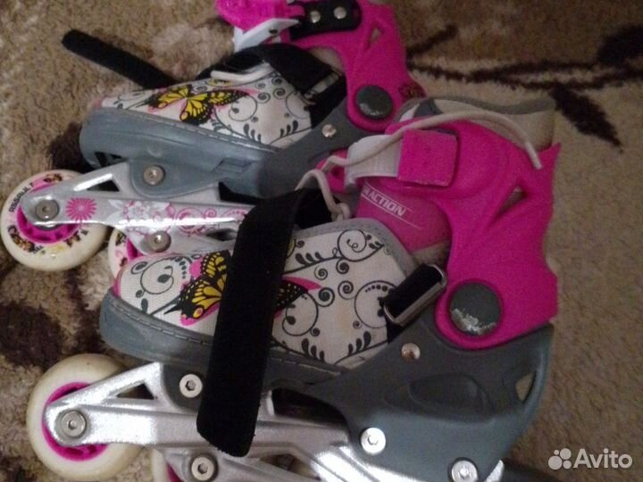 Роликовые коньки детские раздвижные