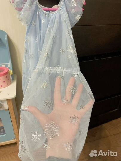 Платье снежинки новогоднее 98 Gloria Jeans