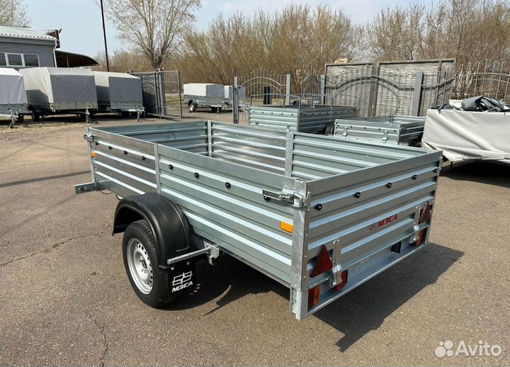 Прицеп Мзса 817701 2,5х1,3х0,47м с крышкой 850мм