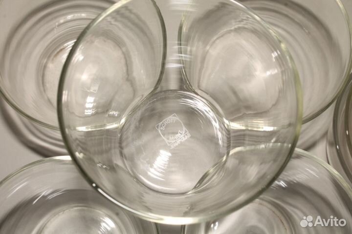 8шт. Венские Стаканы для Подстаканников. Клейма