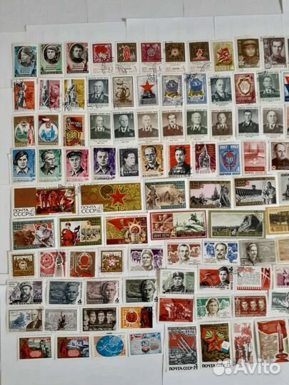 Марки ВОВ СССР