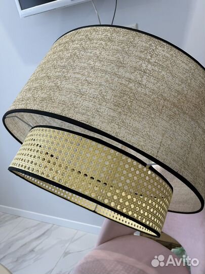 Абажур плетеный