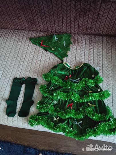 Новогодний костюм елочки 92 98