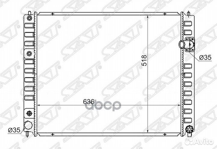 Радиатор Infiniti FX35 08-12 / EX25 11-13 / EX3