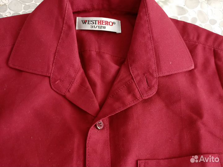 Рубашка для мальчика 128