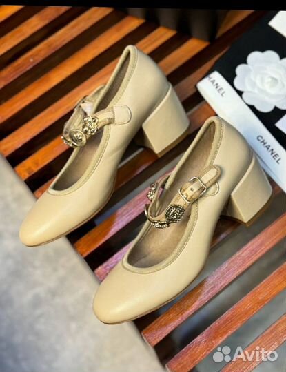 Туфли женские chanel Mary Jane