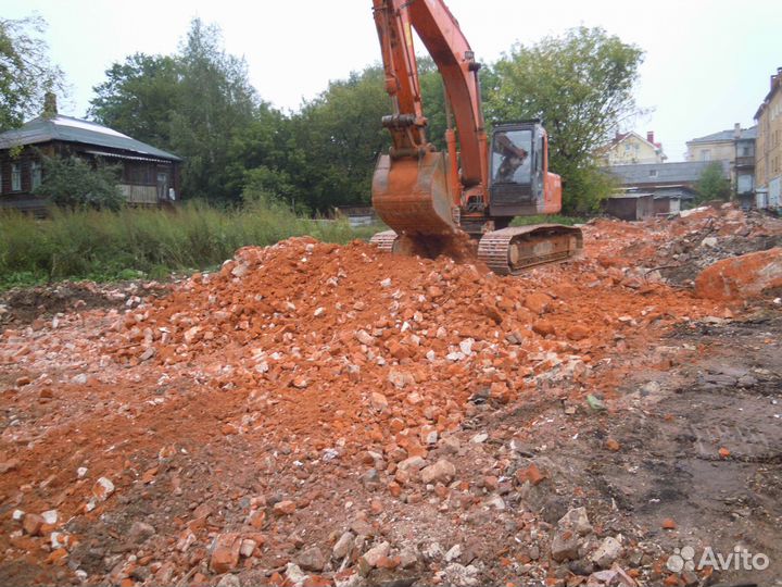 Бой бетона, бой кирпича, бой асфальта