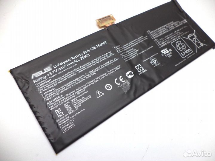 Аккумулятор новый Asus C12-TF600T