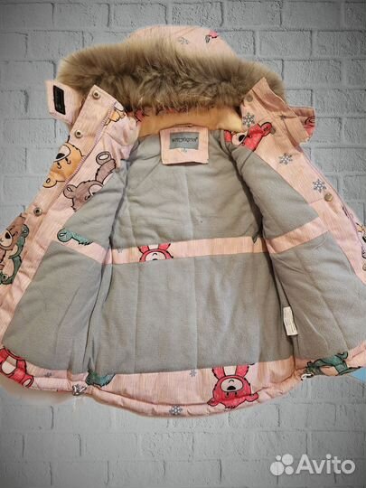 Зимний комплект куртка+штаны 98
