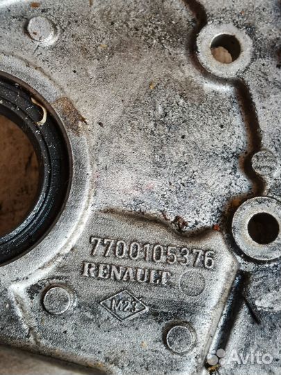 Крышка коленвала передняя Renault Megane II рестай