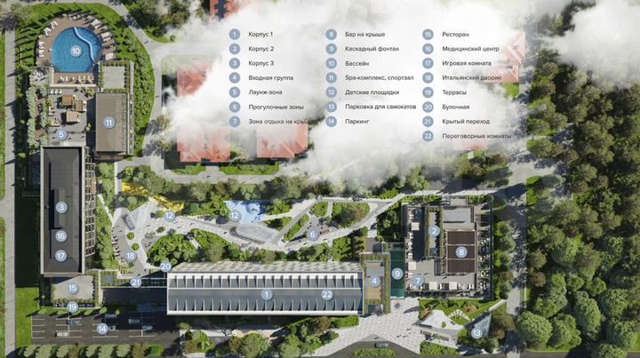 Апартаменты-студия, 21 м², 2/8 эт.