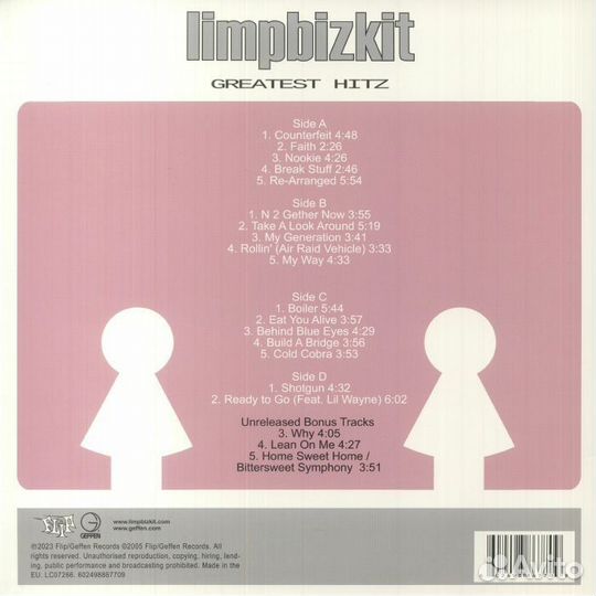 Limp Bizkit – Greatest Hitz limited 2xLP