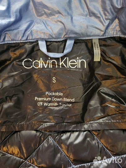 Пуховое демисезонное пальто Calvin Klein