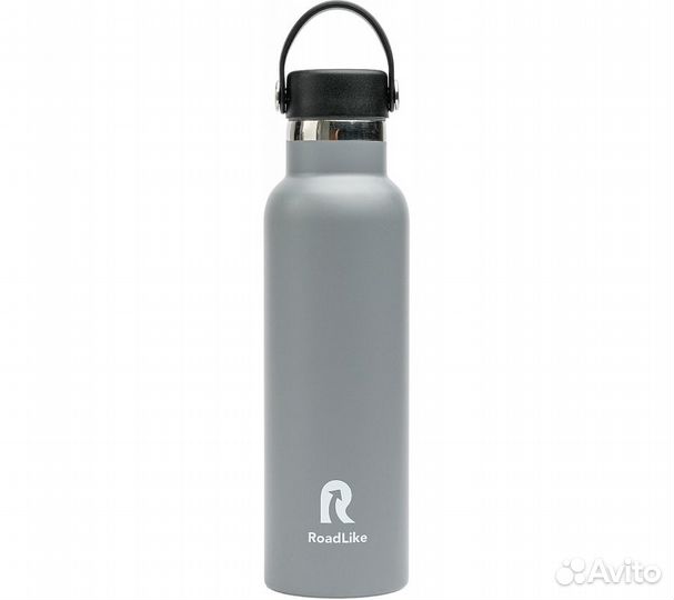 Термобутылка RoadLike Flask 600мл, серый
