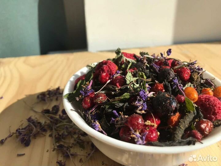 Иван-чай 1кг «Ягоды и травы», натуральный состав