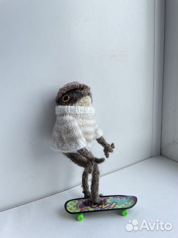 Вязаная лягушка