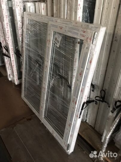 Окно двухстворчатое 1200*1200