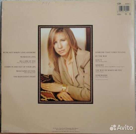 Пластинки альбомы Barbra Streisand