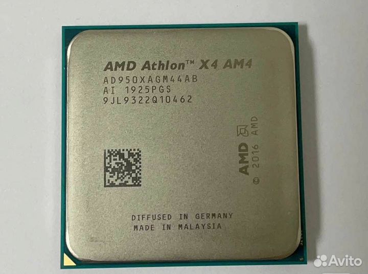 Процессор AMD Athlon X4 950 сокет ам4