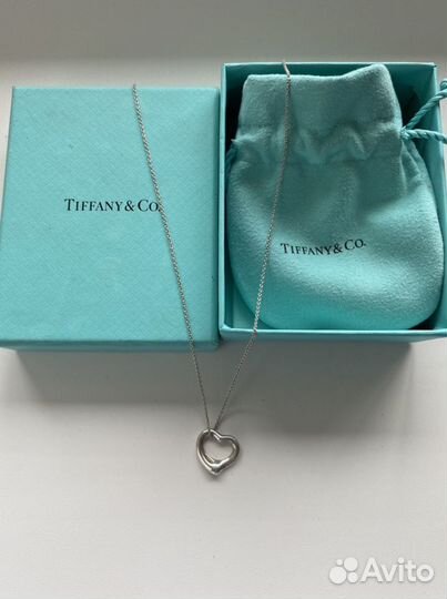 Tiffany подвеска из серебра Open Heart