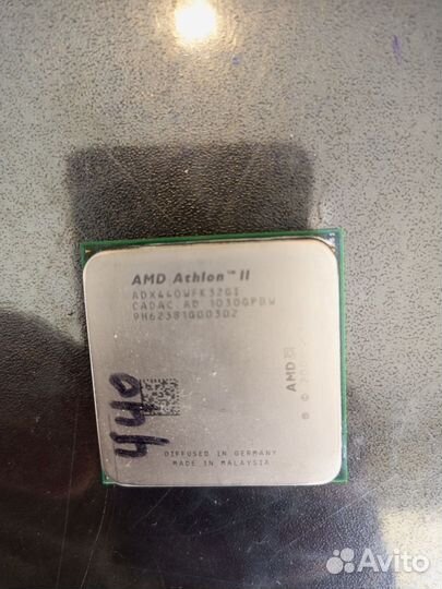 Am3 AthlonII 440 3.0Ghz x3 ядра / 95w