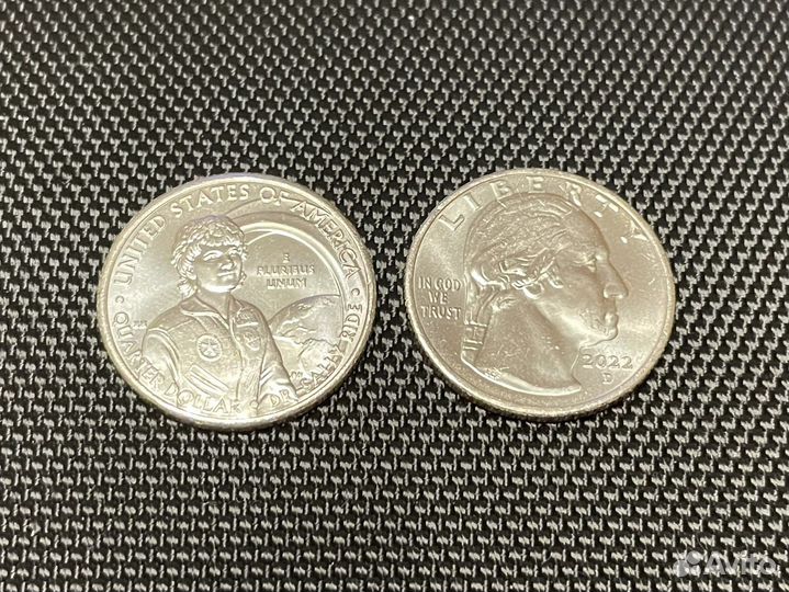 Квотер США 25 центов Доктор Салли Райд