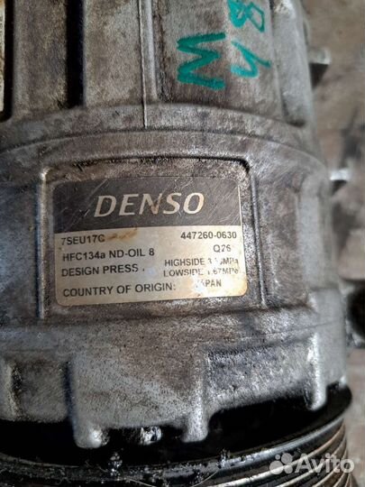 Компрессор кондиционера на Porsche Cayenne