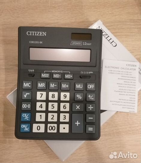 Калькулятор новый Citizen