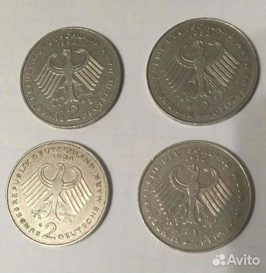 2 Марки фрг: Штраус, Хойс и т.д
