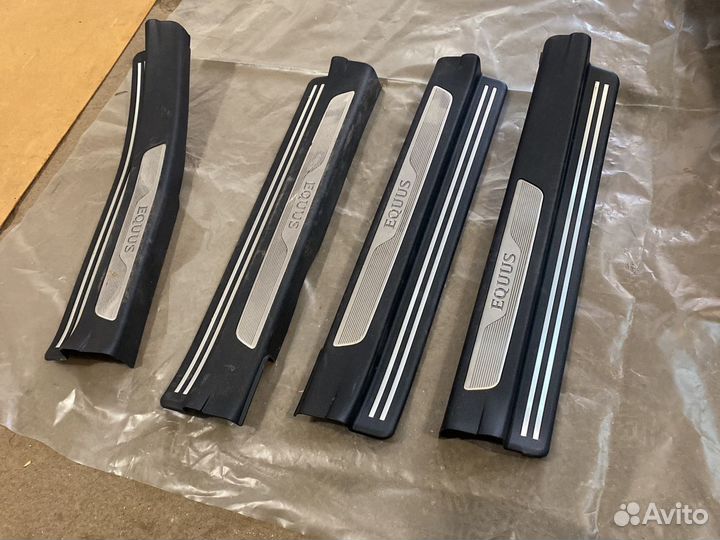 Накладки порогов внутрение передние Hyundai Equus