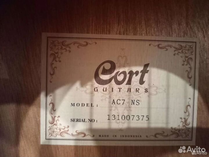 Классическая гитара cort 3/4