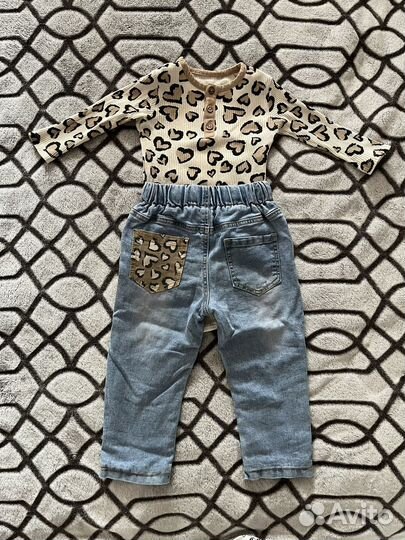 Джинсы утепленные