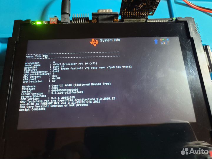 Плата разработки ARM Cortex - TI tmdxevm437X