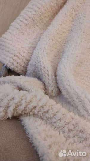 Плед детский новый вязаный