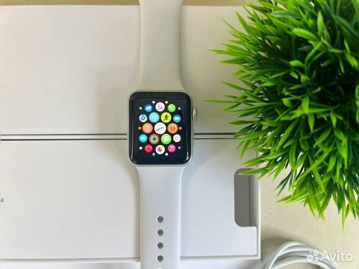 Часы apple watch 3 38 mm акб 100