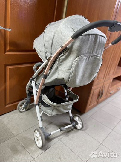 Прогулочная коляска rant Largo, lines peach