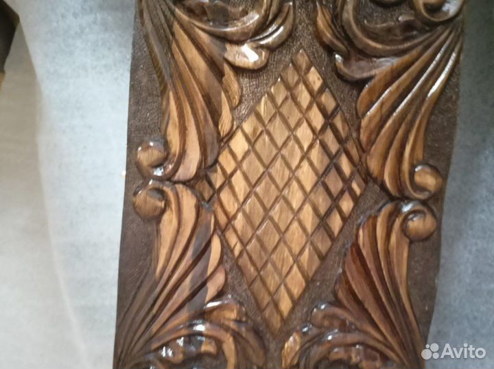 Нарды ручной работы со стеклом