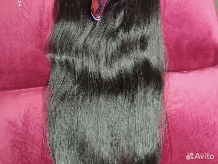 Натуральные волосы 65 см+работа