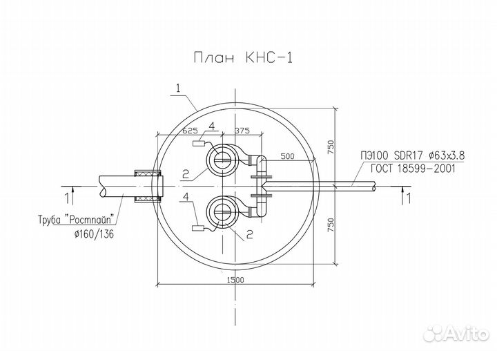 Монтаж канализационных насосных станций - кнс